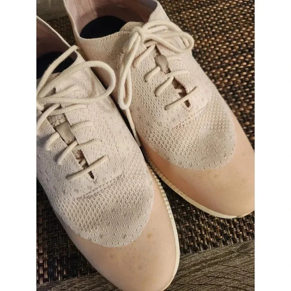 Cole Haan 2.ZEROGRAND Stitchlite Oxford Winterized Morganite Ivory - 8.5 - Picture 2 of 10